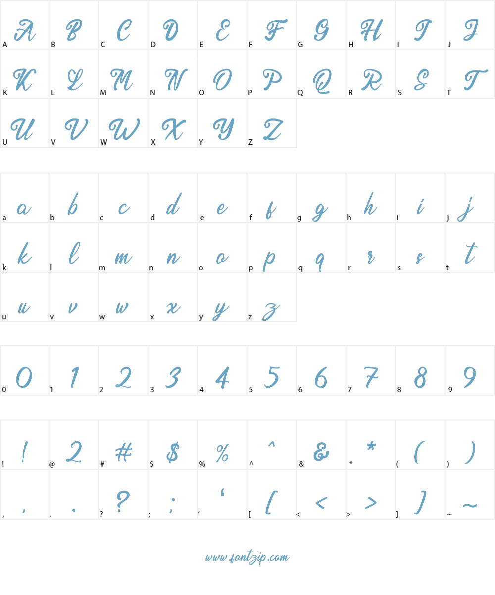 Endolitta Font Character